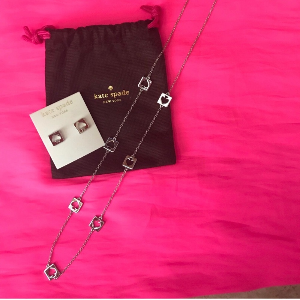 Kate Spade necklace and earrings